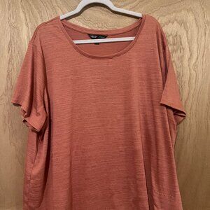 Simply Vera Wang Rust/Coral Tee – Size 4X